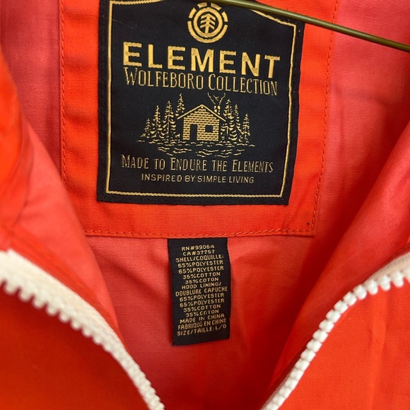Orange Hooded Women's Jacket - Picture 7 of 10